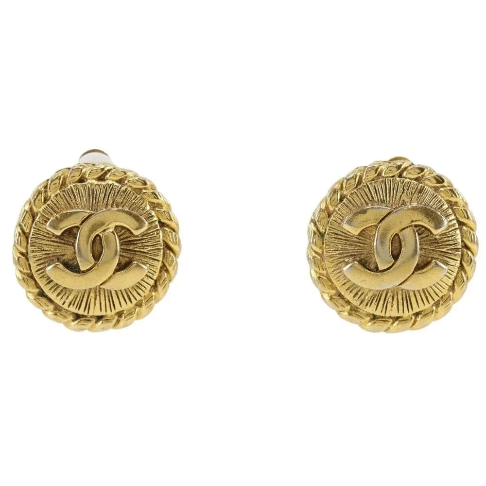 CHANEL Gold Earrings